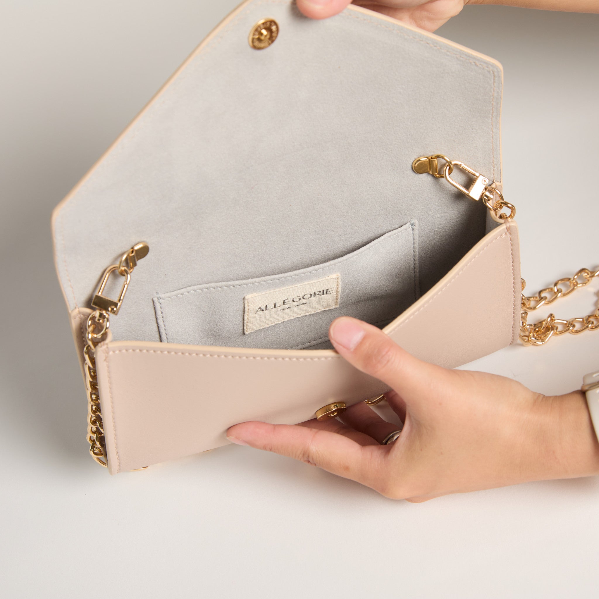 "Strawberry" Gala Clutch / Wallet-on-Chain